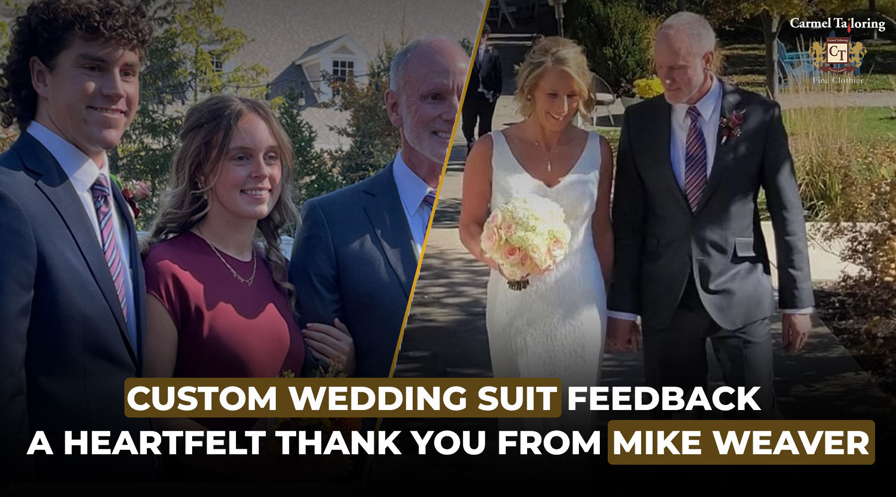Custom Wedding Suit Feedback – A Heartfelt Thank You from Mike Weaver