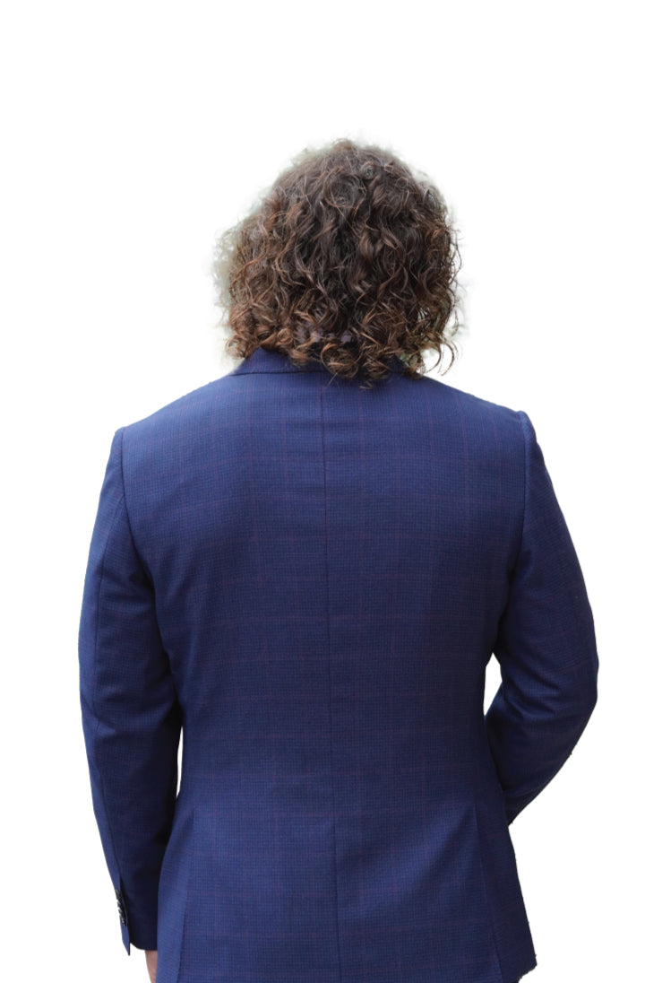 Navy Check - GB Slim Fit Suit