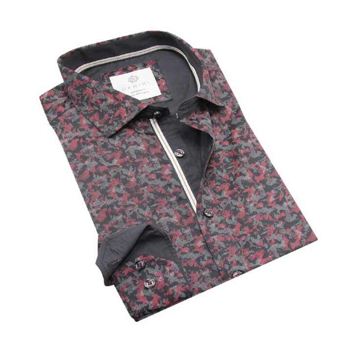 tailoring dress shirts Modern-fit long sleeves Sports Shirts (BRM) Small