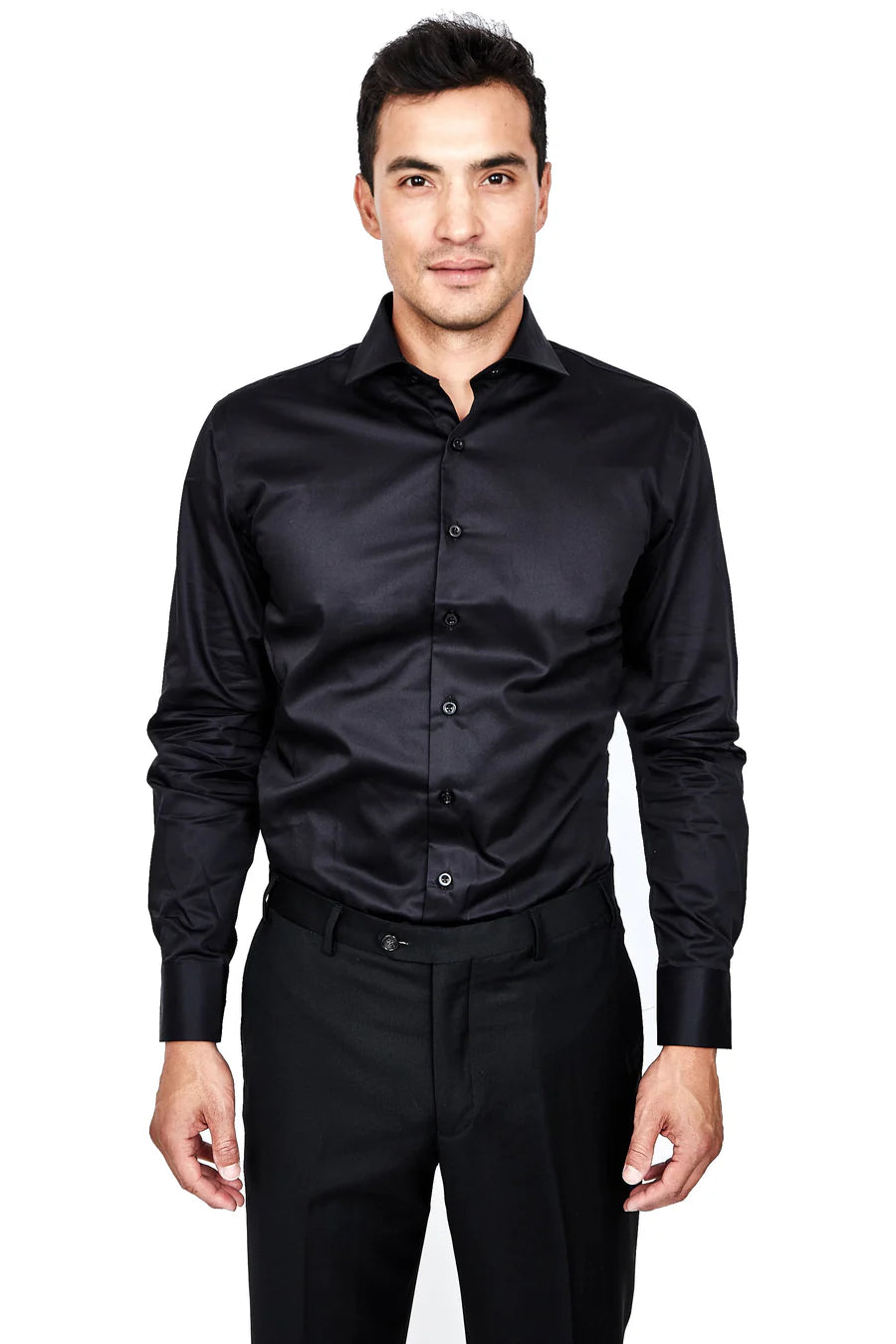 100% Premium Cotton Black Shirt
