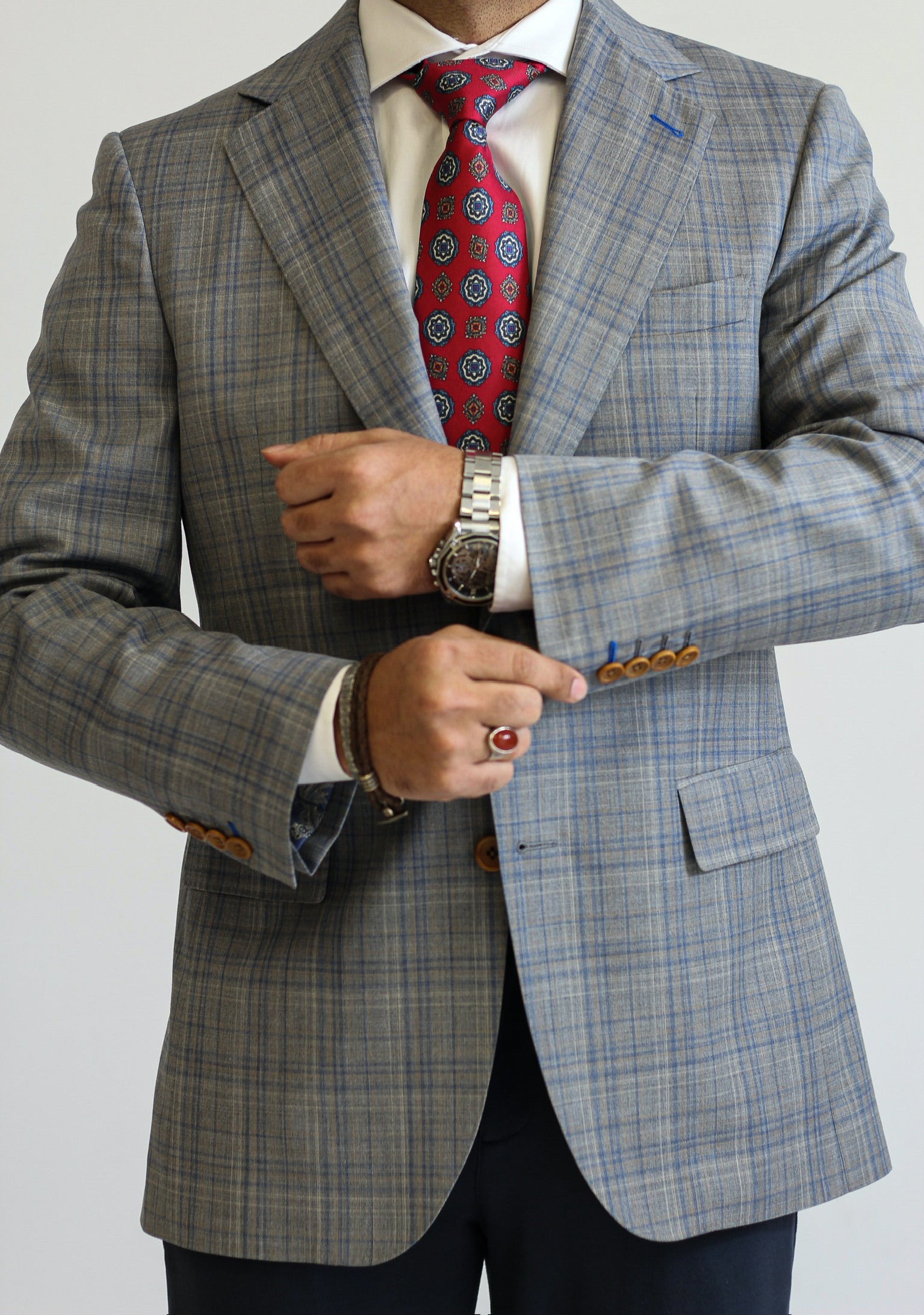 Signature Grey Glen Plaid