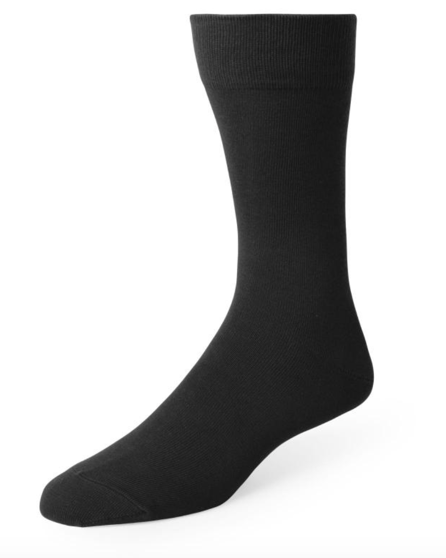 Black Classic Sock - Carmel Tailoring & Fine Clothier