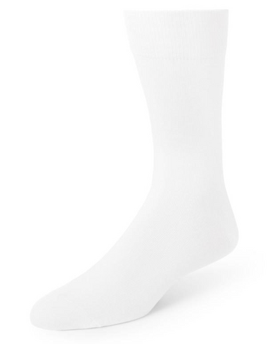 White Classic Sock - Carmel Tailoring & Fine Clothier