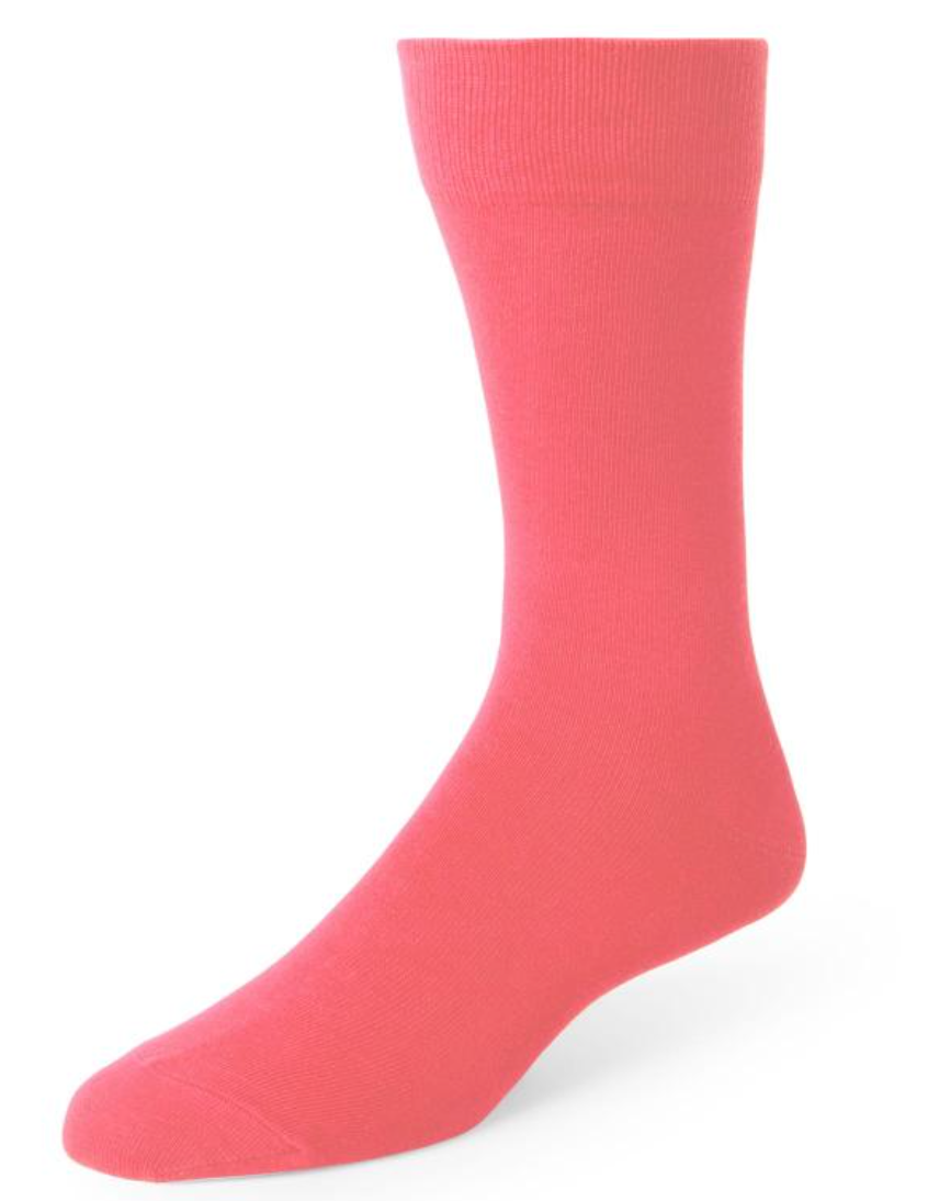 Coral Sock - Carmel Tailoring & Fine Clothier
