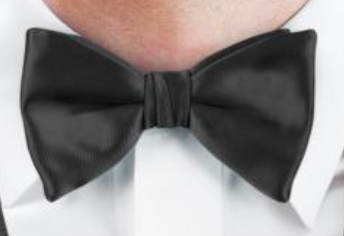 Black Wedding Bowtie - Carmel Tailoring & Fine Clothier