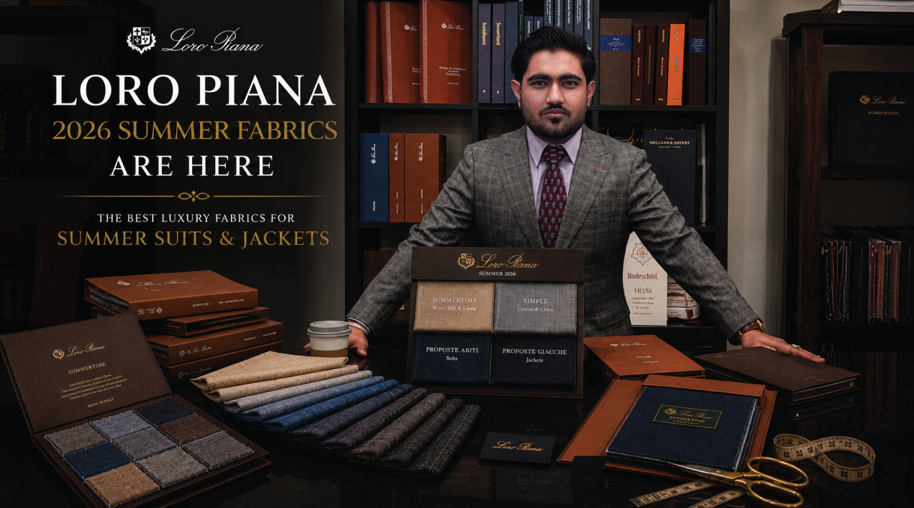 Loro Piana 2026 Summer Fabrics Are Here: The Best Luxury Fabrics for Summer Suits & Jackets