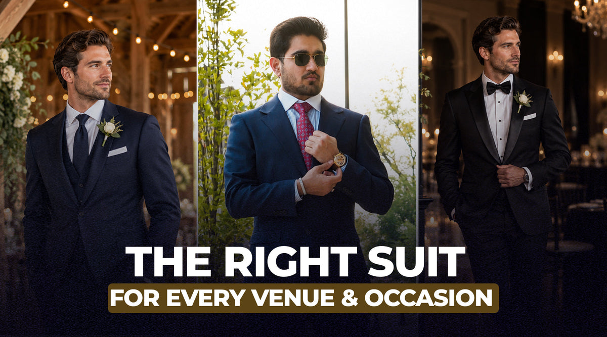The Right Suit - For Every Venue & Occasion