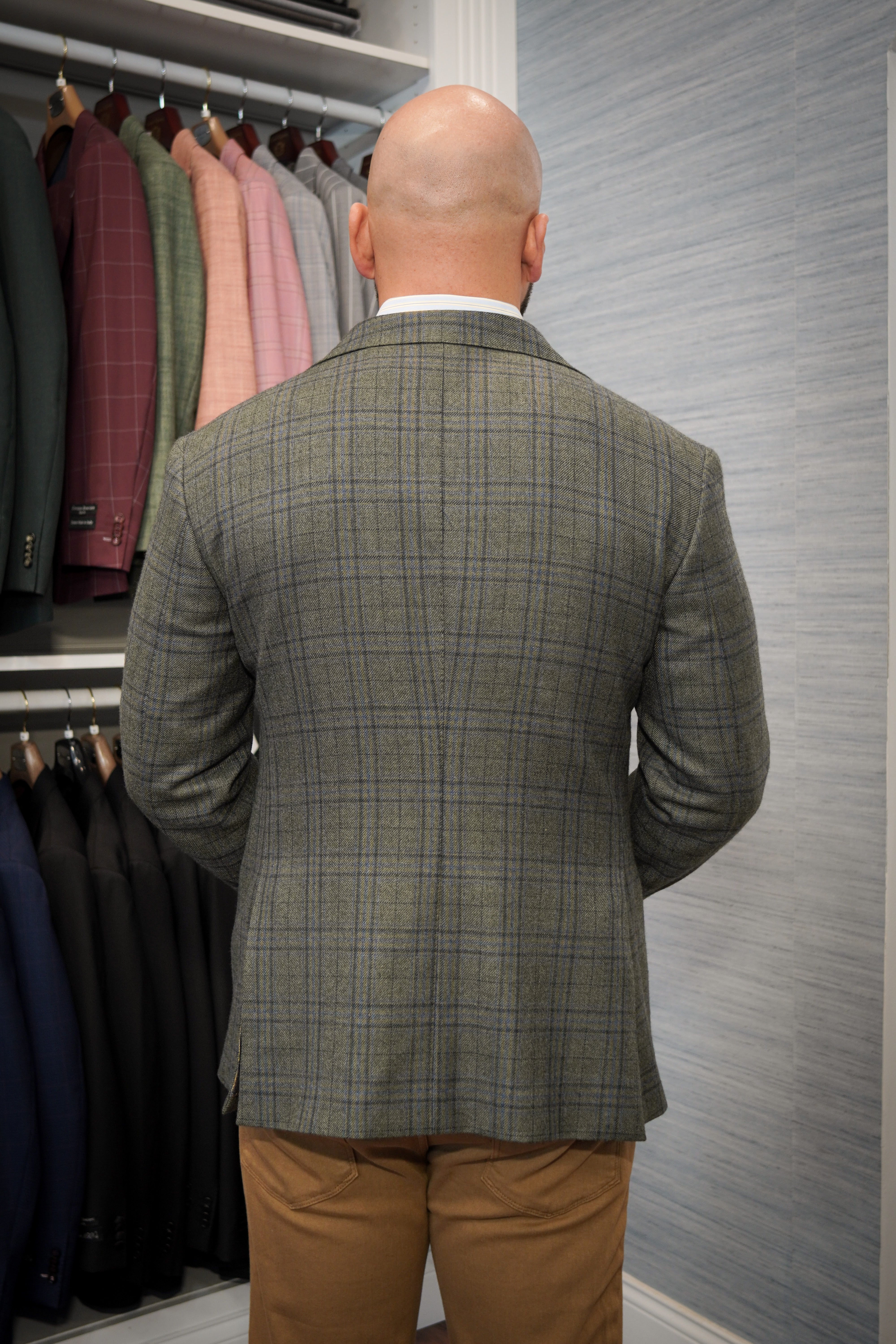 The Moss Skate Check Tweed Jacket