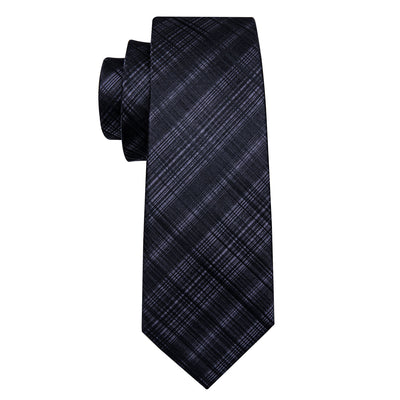 Black & Grey Tie - Carmel Tailoring & Fine Clothier