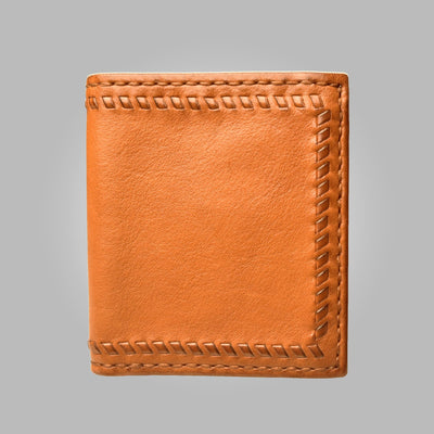 Tan Aston Leather Alcott Hand Stitched Wallet - Carmel Tailoring & Fine Clothier