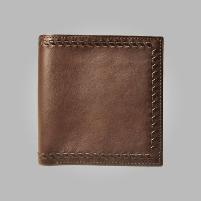 Brown Aston Leather Steinbeck Hand Stitched Wallet - Carmel Tailoring & Fine Clothier