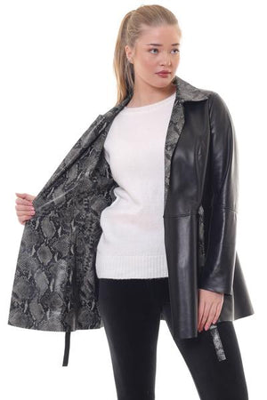 Barya Reversible Leather Trench - Carmel Tailoring & Fine Clothier