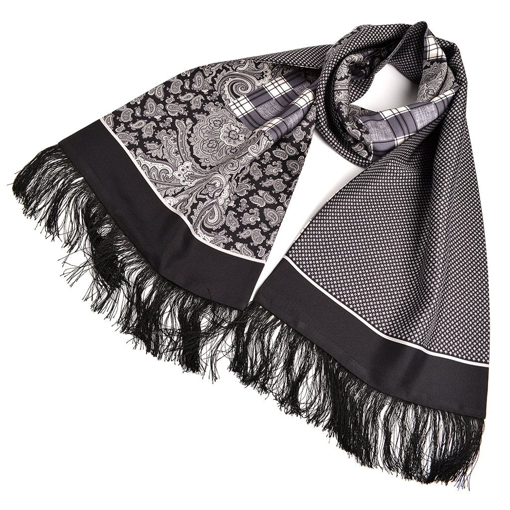 DION Reversible Silk Scarf - Carmel Tailoring & Fine Clothier
