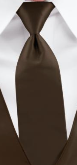 Brown Wedding Tie - Carmel Tailoring & Fine Clothier