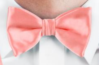 Coral Wedding Bowtie - Carmel Tailoring & Fine Clothier
