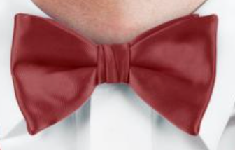 Red Wedding Bowtie - Carmel Tailoring & Fine Clothier