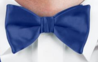 Blue Wedding Bowtie - Carmel Tailoring & Fine Clothier